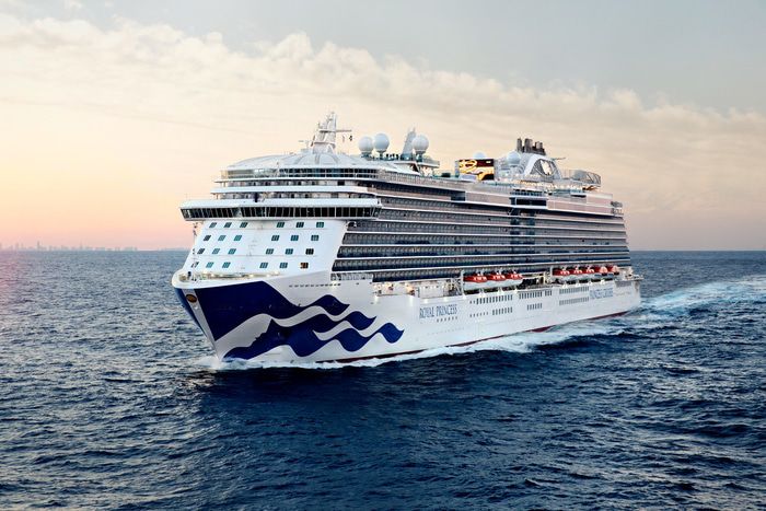 A photo of the Royal Princess cruise ship